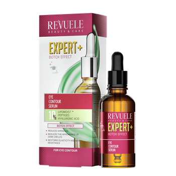 Сыворотка с эффектом ботокса для кожи вокруг глаз 25мл Revuele Expert+