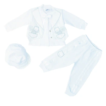Костюм для крещения для мальчика Hawk Kids 8799630 80 см Белый