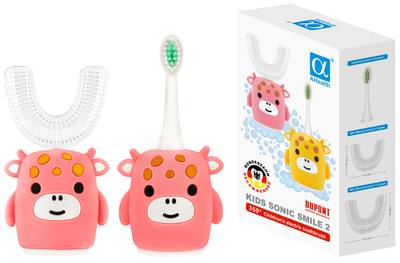 Електрична зубна щітка Ahealth KIDS SONIC SMILE 2 Pink