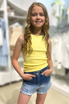 Футболка Cuties 116 см Жовтий (2125000815442)