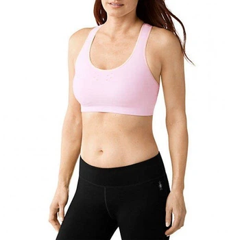 Бра Smart Wool Wm’s PhD Seamless Racerback Bra SO160 Pink Horizon Heather XL (1033-SW SO160.665-XL)