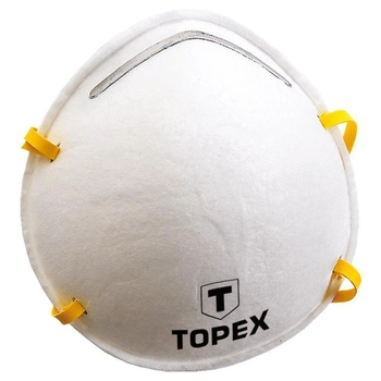 Маска захисна TOPEX, протипилова напівмаска, маркування FFP2, 5 шт. (82S131)