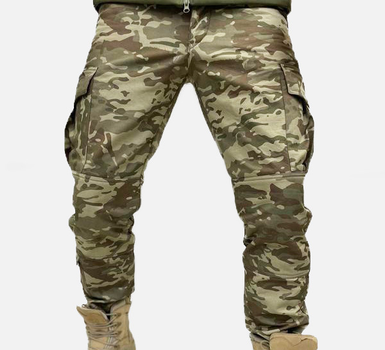 Тактичні брюки чоловічі МК-4 Rip Stop 44 Мультикам