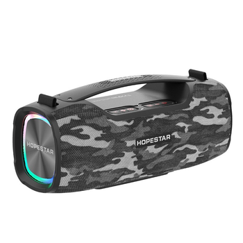 Портативная беспроводная Bluetooth колонка Hopestar A6X |BT5.0, 55W, TWS, AUX/TF/USB, 4h, IPX6| Camo