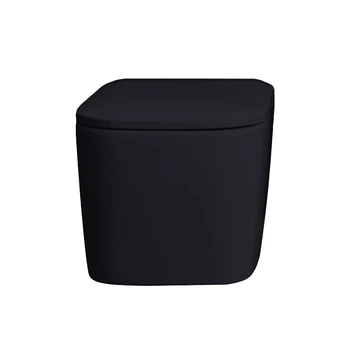 Унітаз підвісний Nic Design Semplice з кришкою, антрацит (003699013/005706013) (003699013_005706013)