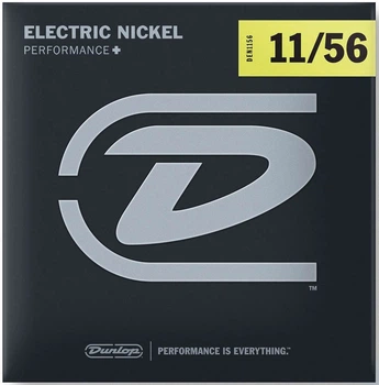 Струны для электрогитары DUNLOP DEN1156 PERFORMANCE+ ELECTRIC GUITAR STRINGS (11-56)