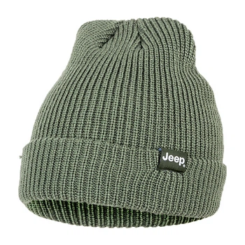 Мужская Шапка JEEP RIBBED TRICOT HAT WITH CUFF J22W Хаки One size (O102600-E845)