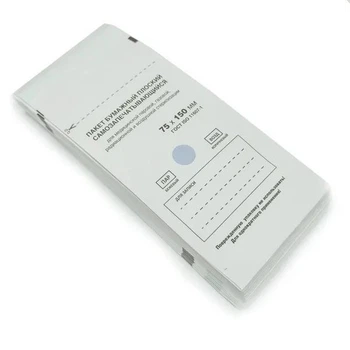 Крафт-пакеты DEZIK 75*150, 100 штук белые