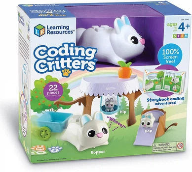 Розвиваючий інтерактивний набір Learning Resources Coding Critters Bopper Зайченята (LER3089)