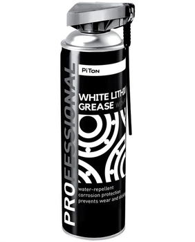 Літієве Мастило біле 500 мл PITON / White lithium grease PRO/