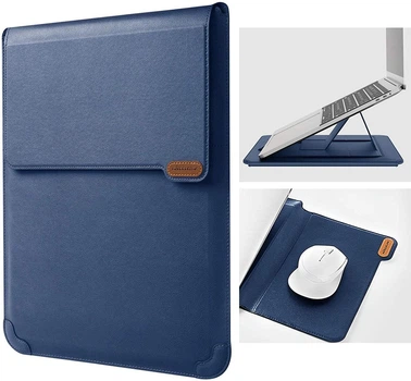 Чехол сумка с подставкой Nillkin Versatile Laptop Sleeve для ноутбука 14'' 368*253*22,4 mm Blue