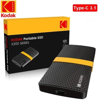 Внешний SSD Kodak X200 series 256Gb, USB Type-C 3.1