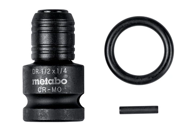 Перехідник ударостійкий Metabo 1/2" на 1/4" E6.3, 3 шт 628837000 (8379)