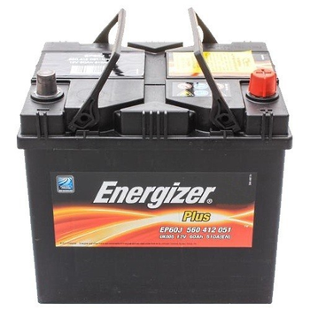 Аккумулятор 60Ah-12v Energizer Plus (232х173х225), R,EN510 Азия