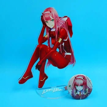 Акриловая фигурка 002 — Милый во Франксе 2 (Darling in the Franxx) + Значок в подарок