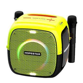 Портативная беспроводная Bluetooth колонка Hopestar Party one |BT5.1, 80W, TWS, AUX/TF/USB, 10h, IPX6| Green
