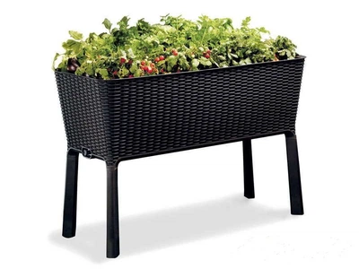 Грядка для рослин на ніжках KETER EASY GROWING 120 L 230298 квітковий горшок (графіт)