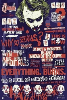 Joker - Quotes (Poster) (8435107826031)
