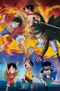 One Piece - Ace Sabo Luffy (Poster) (3665361045182)