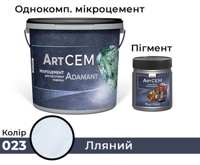Однокомпонентний мікроцемент для підготовки поверхні Solast ADAMANT 20 кг Лляний