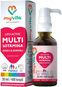 Myvita Multi Witamina Lipo-Activ 30 ml (5903021593115)