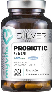 Myvita Silver Probiotic 9 mld Cfu 60 kapsułek Odpornść (5903021590428)