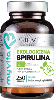 Харчова добавка Myvita Silver Спіруліна 100% органічна 100 г (5903021591135)