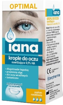 Starpharma Iana Krople Do Oczu Optimal 0.1% Ha (5904730732819)