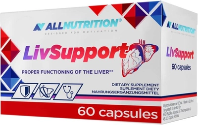 Харчова добавка Allnutrition Livsupport 60 капсул Печінка (5902837729176)