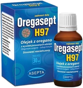 Asepta Oregasept H97 Olejek z Oregano 30 ml (5907771496047)