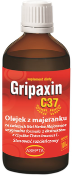 Suplement diety Asepta Gripaxin C37 100 ml Odporność (5907771496450)