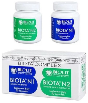 Biolit Biota Complex 2x50 kapsułek Probiotyki (1705770207893)
