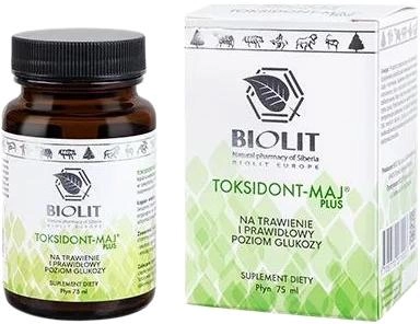 Suplement diety Biolit Toxidont May Plus 75 ml Płyn ułatwiający trawienie (1705770271023)