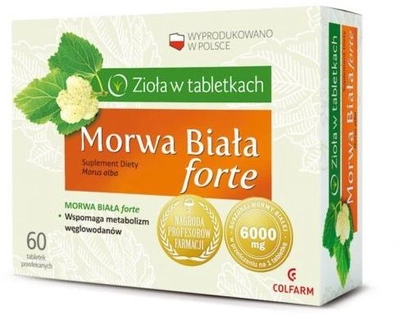 Colfarm Morwa Biała Forte 60 tabletek (5901130355235)