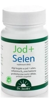 Харчова добавка Dr Jacobs Iodine Selenium 90 капсул Підтримує роботу щитовидної залози (4041246501155)