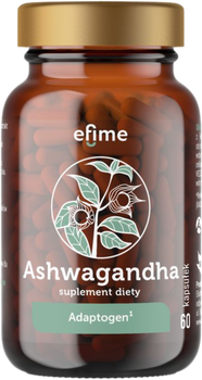 Ekamedica Ashwagandha 60 kapsułek Efime (5902709521884)