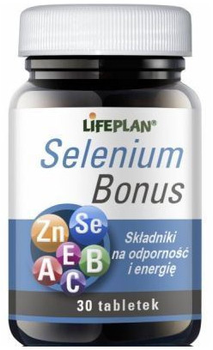 Харчова добавка Herb-Piast Selenium Bonus 30 таблеток додає енергії (5019205000116)