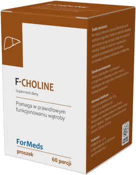 Formeds F-Choline Witamina B4 60 Porcji (5902768866223)