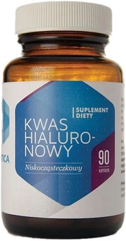 Харчова добавка Hepatica Hyaluronic Acid 90 капсул проти старіння (5905279653023)
