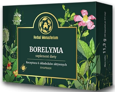 Харчова добавка Herbal Monasterium Borelima 30 капсул хвороба Лайма (5906874431177)