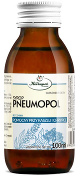 Харчова добавка Herbapol Пневмопол сироп 100 мл (5903850005223)