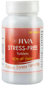 Jiva Ayurveda Stress Free 120 tabletek na Stres (8904050600338)
