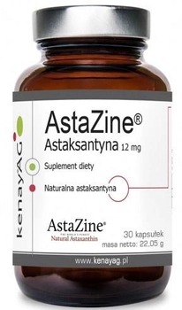 Харчова добавка Kenay Астаксантін Астаксантин 12 мг 30 капсул (5900672152685)