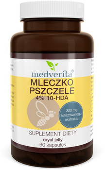 Medverita mleczko Pszczele 4% 10 - HDA 60 kapsułek (5900718340908)