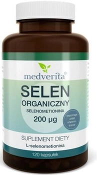 Medverita Selen Organiczny 200 Ug 120 kapsułek (5905669084574)
