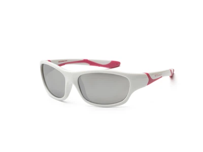 Детские солнцезащитные очки Koolsun Sport KS-SPWHCA003 от 3-х до 8 лет Белый/Розовый