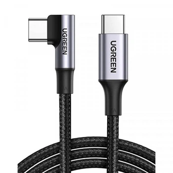 Кабель USB 2.0 Type-C M-M UGREEN US334 2м 20V/5A 100W Braided with Aluminium Shell 70645 Черный