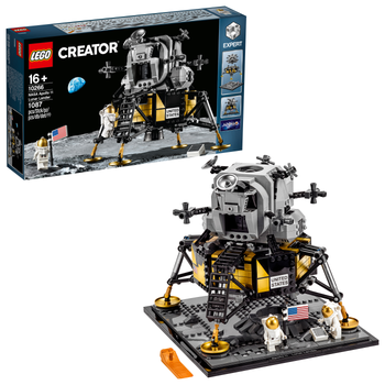 Конструктор LEGO Creator Expert Місячний модуль корабля Аполлон 11 НАСА 1087 деталей (10266)