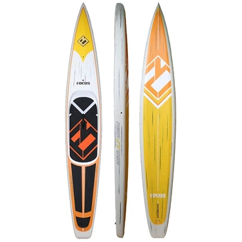 Жёсткая SUP доска сап борд Focus 14.0 SUPERFAST PRO RACE CARBON PADDLE BOARD