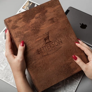 Деревянная подарочная коробка Betterson из фанеры